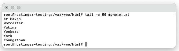 Linux Tail Command آموزش و نحو استفاده