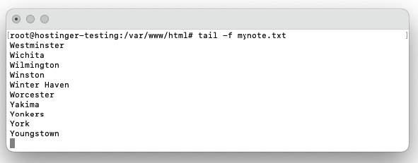 Linux Tail Command چیست و چطور باید استفاده کرد از آن